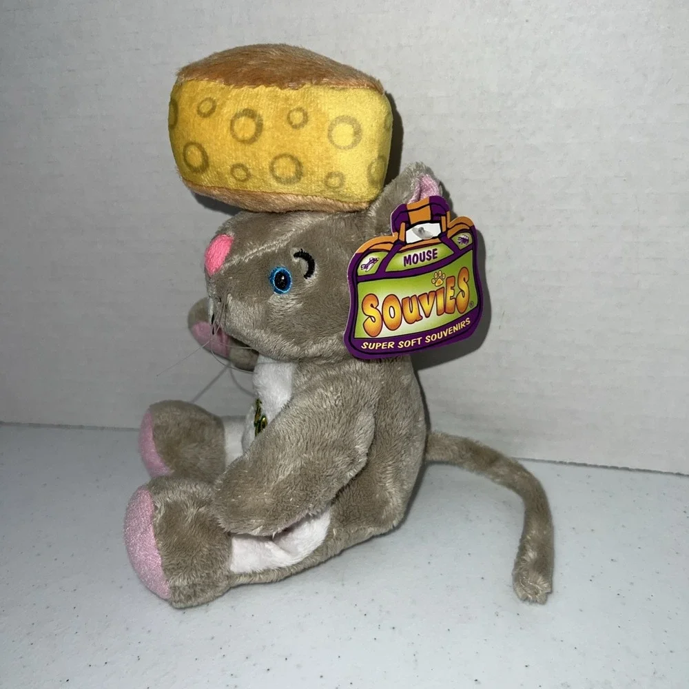 SOUVIES CUTE SOFT CHEESE HEAD WISCONSIN MOUSE 9
